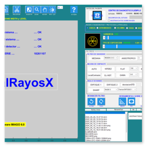 Pantalla de adquisición softwa IMAGO versión 6.0